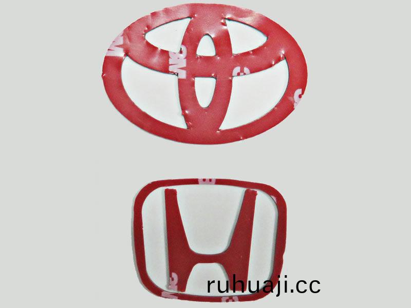 汽(qi)車LOGO雙麵膠(jiao)